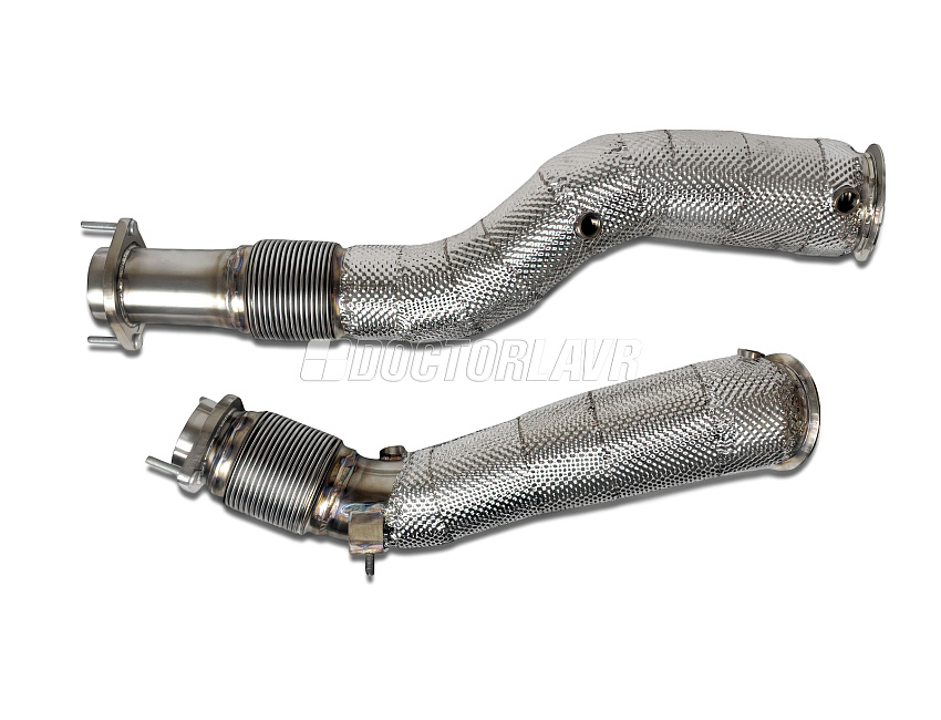 картинка Даунпайп HeatShield S58 (до 08.2021) от DoctorLavr.com