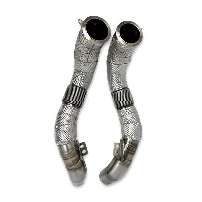 картинка Даунпайп HeatShield S63TU/ N63TU магазин DoctorLavr.com